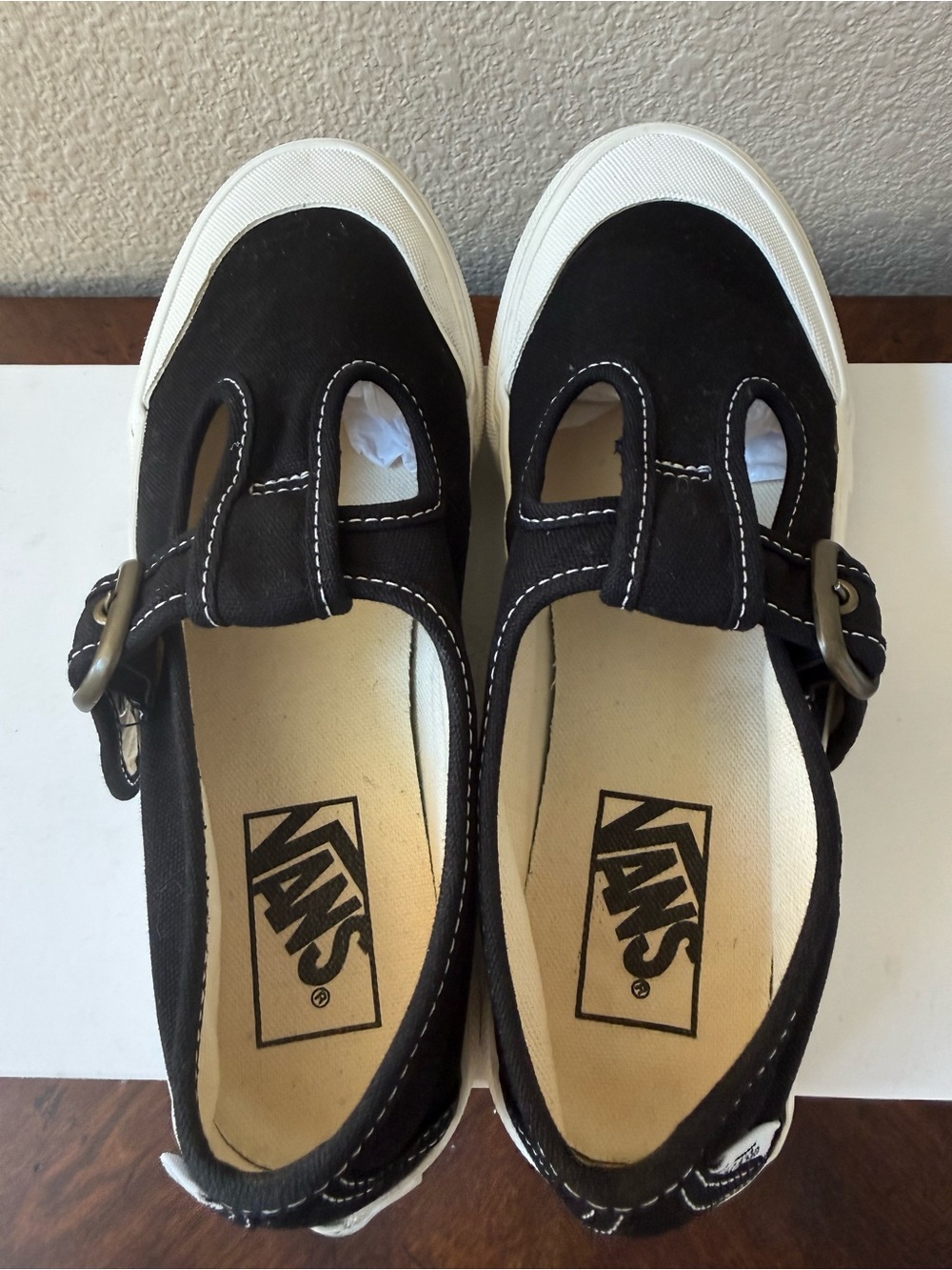 Vans Style 93 Mary Jane Buckle Black Canvas Women's Sneakers - Picture 6 of 12